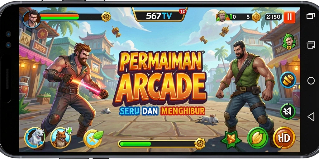 Screenshot utama gameplay <strong>567TV</strong> yang seru dan menantang.