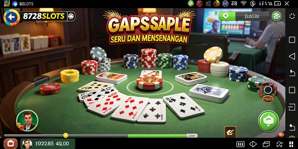 Gameplay menarik dari 8728SLOTS menunjukkan keseruan permainan Gaple.