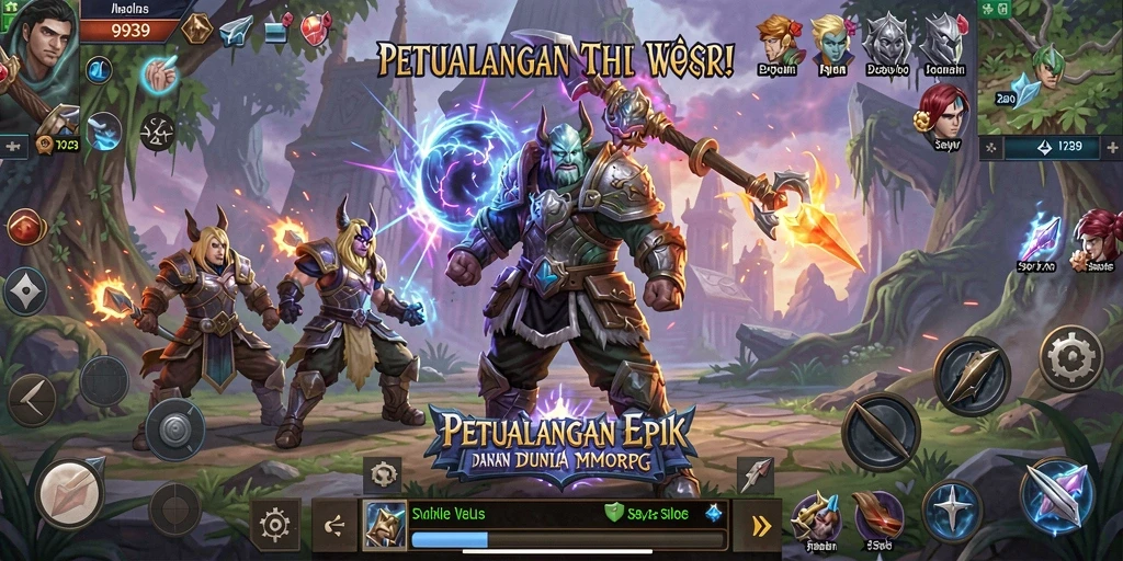 Screenshot gameplay menarik dari 9939 dalam dunia MMORPG.