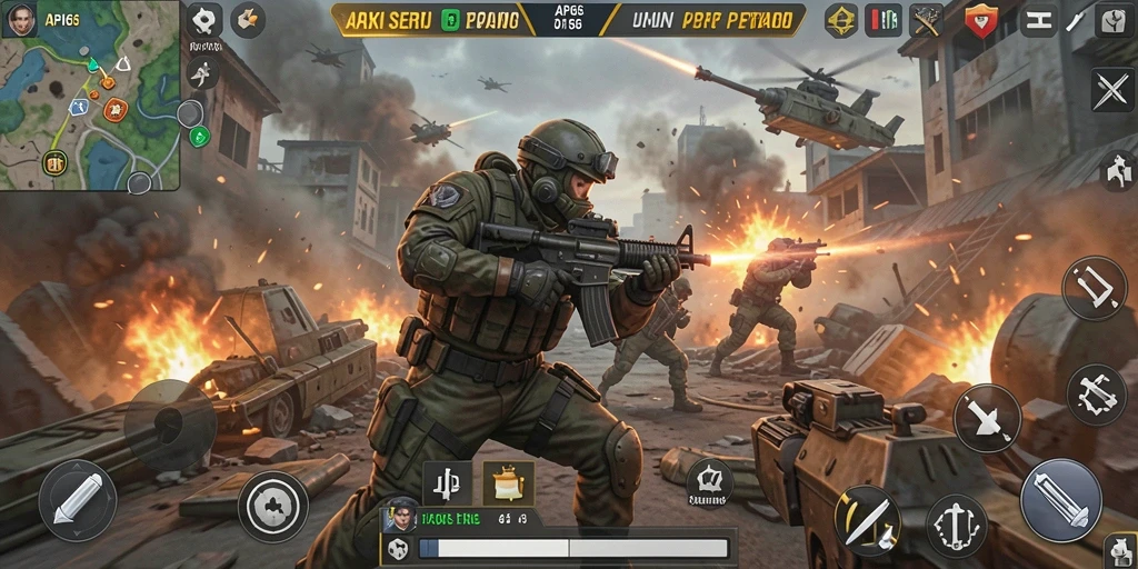 Tangkapan layar dari gameplay API66 yang menampilkan aksi mendebarkan.
