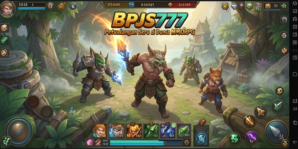 Screenshot gameplay <strong>BPJS777</strong> menampilkan aksi seru dalam dunia MMORPG.