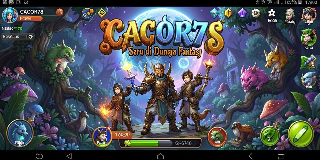 Screenshot gameplay <strong>CACOR78</strong> menampilkan aksi seru dalam menjelajahi dunia fantasi.