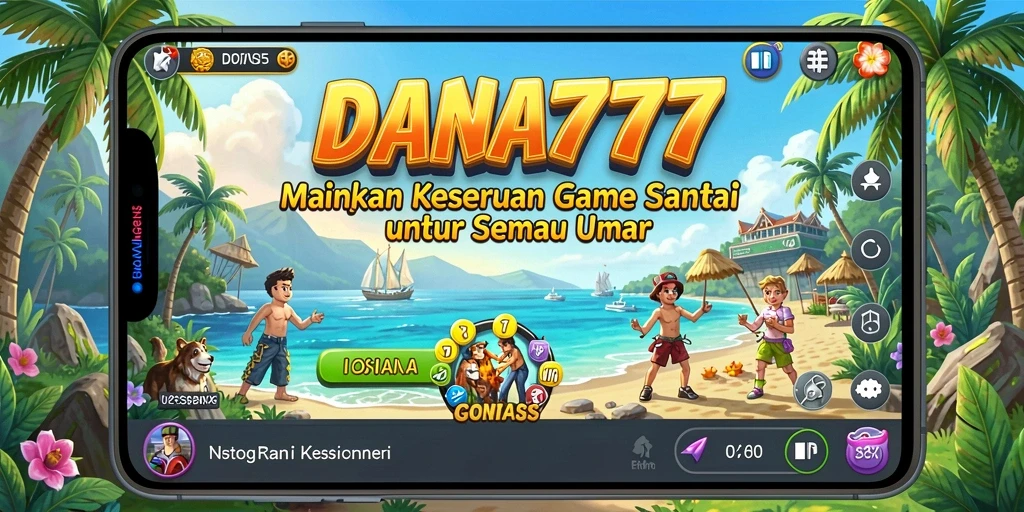 Tampilan gameplay seru DANA777 dalam suasana santai.
