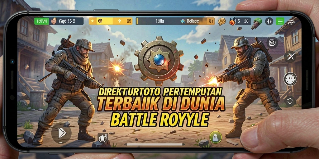 Gameplay seru penuh aksi di DIREKTURTOTO saat bertempur dalam Battle Royale.