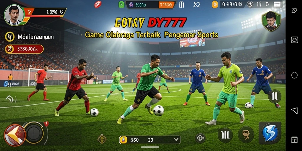 Tampilan gameplay yang mendebarkan di DY777 dengan fitur olahraga menarik.