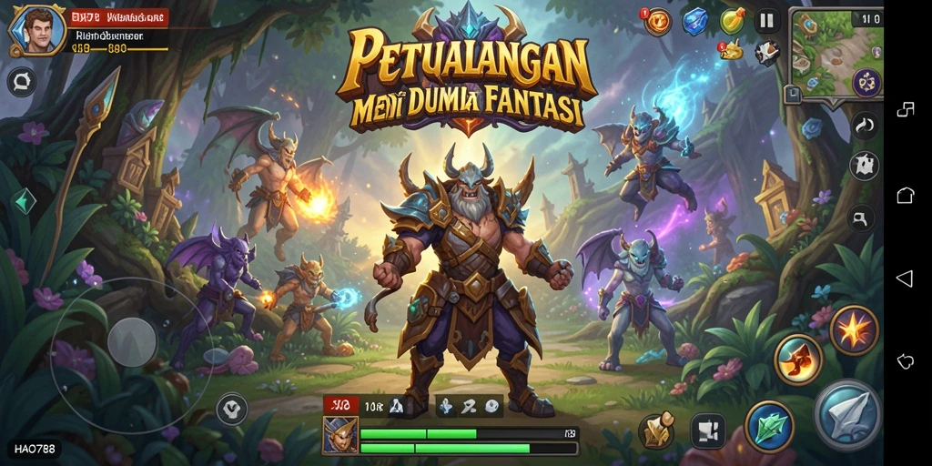 Tampilan gameplay seru dan menarik dalam HAO788.