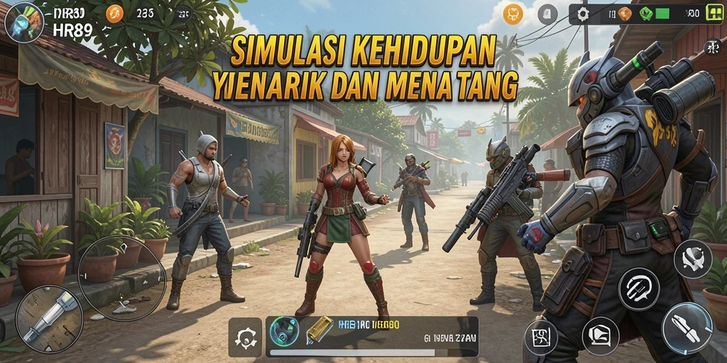 Tampilan gameplay HR89 yang menakjubkan dan interaktif.