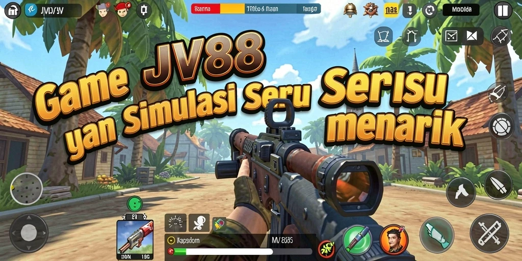 Tampilan gameplay JV88 yang menarik dan interaktif.