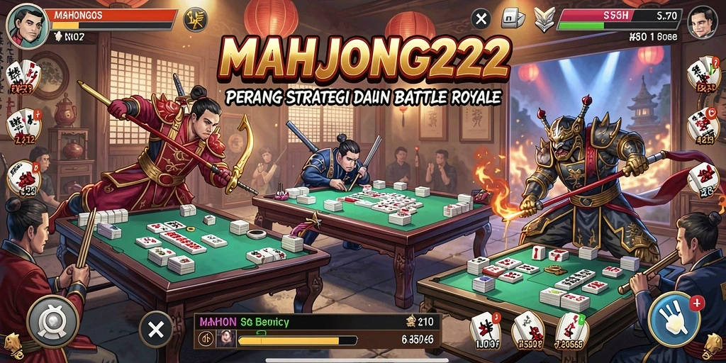 Gameplay seru MAHJONG222 dalam pertempuran Battle Royale