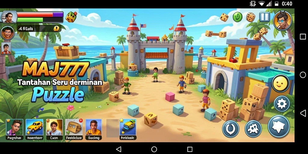 Tampilan gameplay menyenangkan dari MAJ777 dengan tantangan puzzle yang menarik.