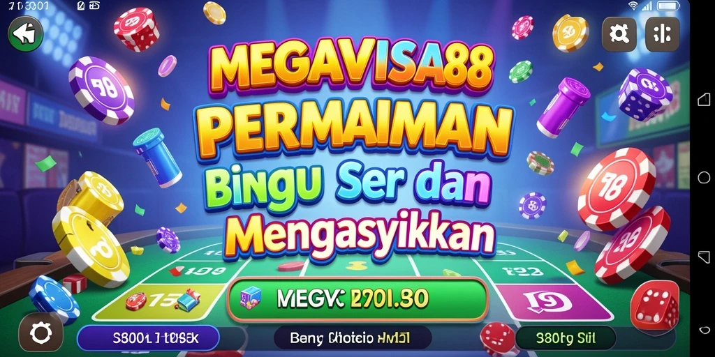 Tampilan gameplay menarik dari MEGAVISA88 yang penuh warna.
