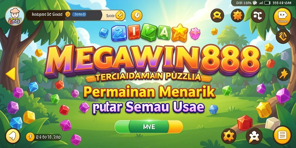 Tampilan gameplay <strong>MEGAWIN888</strong> menampilkan interaksi puzzle yang menarik dan menantang.
