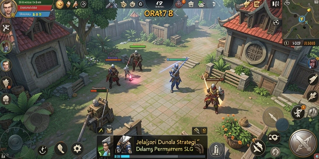 Tampilan gameplay ORA78 yang menakjubkan dalam dunia SLG.