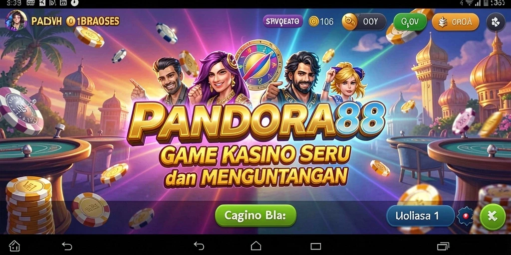 Menampilkan gameplay menarik dari PANDORA88 di kasino.