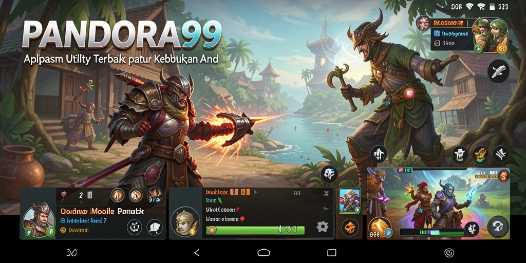 Screenshot utama PANDORA99 menampilkan antarmuka yang user-friendly dan fungsionalitas aplikasi.