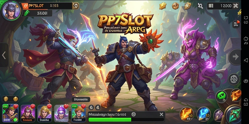 Tampilan gameplay petualangan seru di PP7SLOT yang menakjubkan.