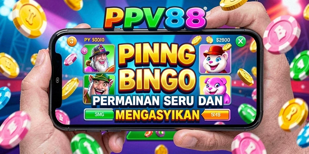 Gameplay Bingo yang seru di PPV88, penuh interaksi dan keseruan.