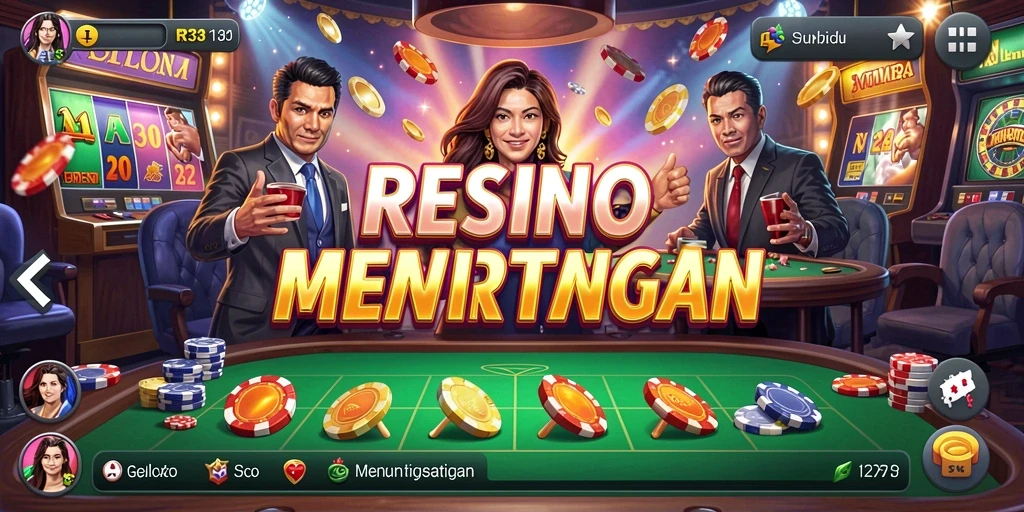 Screenshot RR33 memperlihatkan momen seru permainan Kasino.