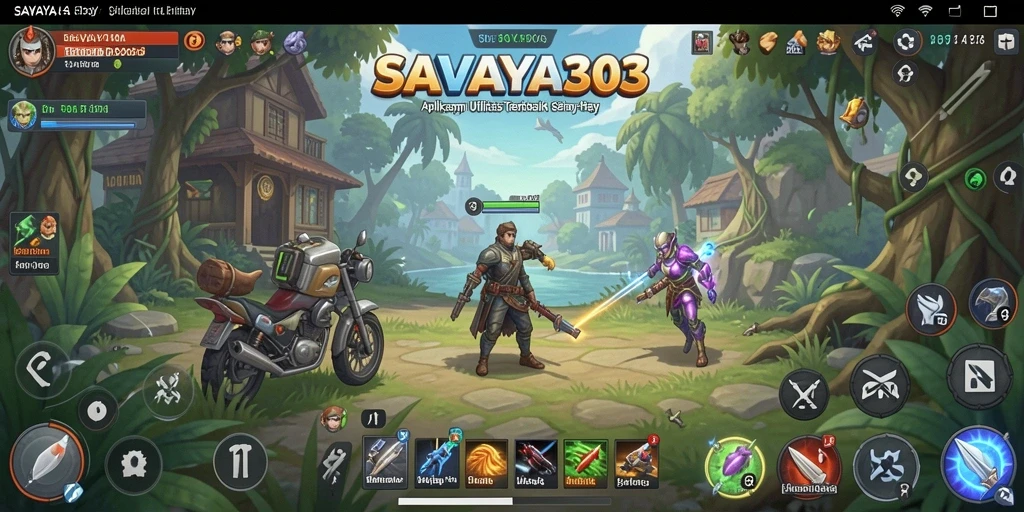 Tampilan antarmuka utama SAVAYA303 yang sederhana dan efektif.