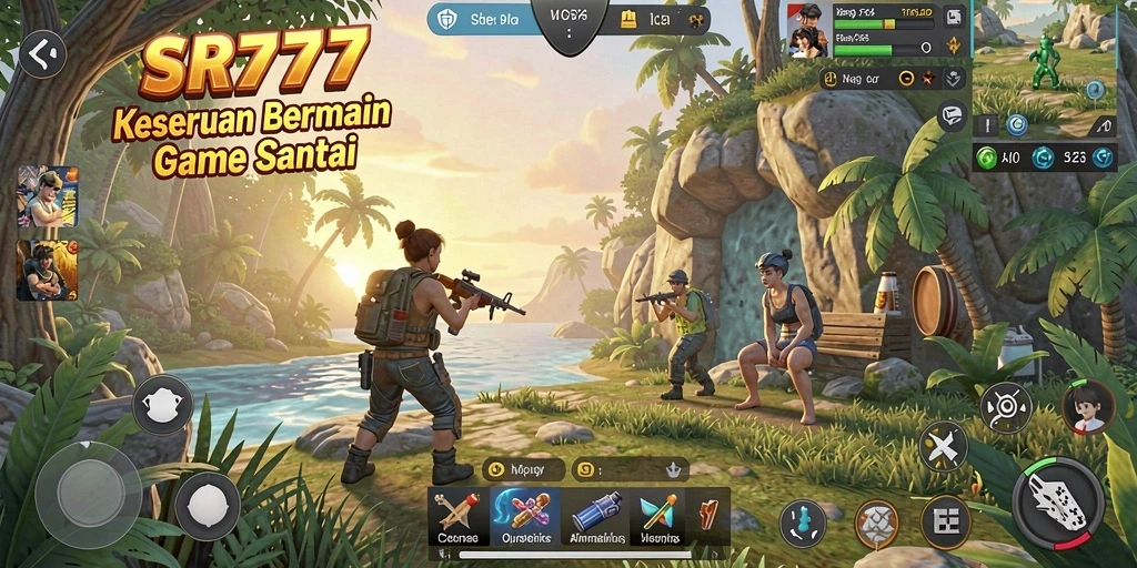 Tampilan menawan dari gameplay SR777 yang menyenangkan.