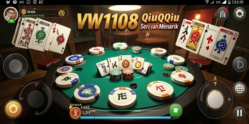 Tampilan screenshot dari gameplay QiuQiu yang mendebarkan.